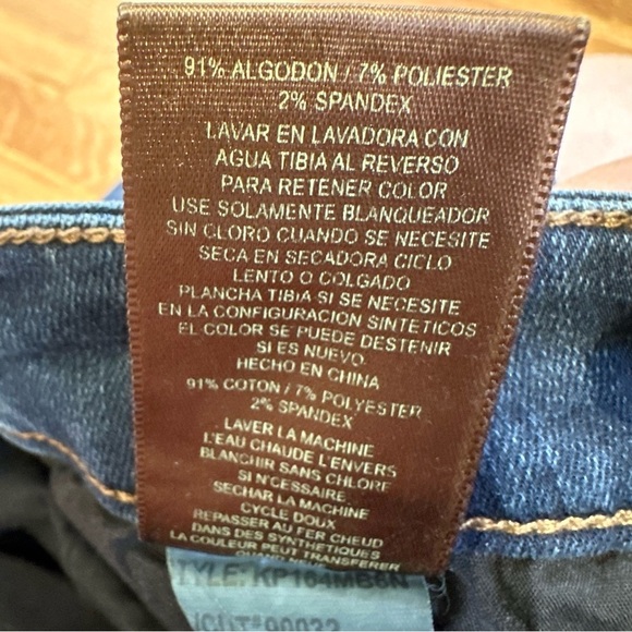 Kut From the Kloth Raw Hem Dark Wash Skinny Jean Sz 4 - Picture 6 of 10